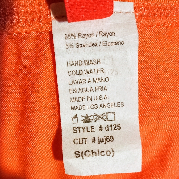 🛍️ BUNDLE ONLY 🛍️J.Mode Elegant Strapless Coral Orange and White Dress - Picture 6 of 7